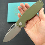 KUBEY knife KU322P Tityus Linerlock Green Folding knife