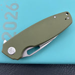 KUBEY knife KU322P Tityus Linerlock Green Folding knife