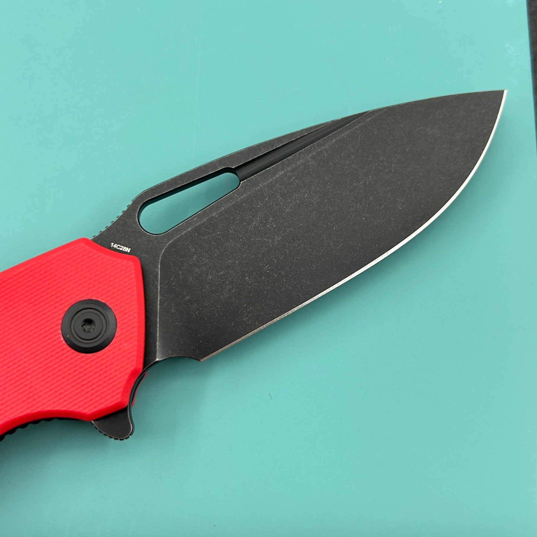KUBEY knife KU322Y Tityus Linerlock Black Red Folding knife