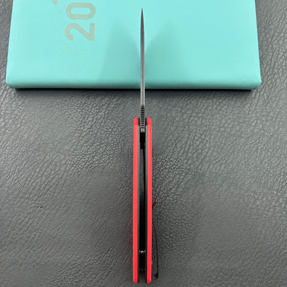 KUBEY knife KU322Y Tityus Linerlock Black Red Folding knife