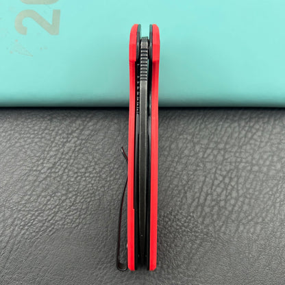 KUBEY knife KU322Y Tityus Linerlock Black Red Folding knife