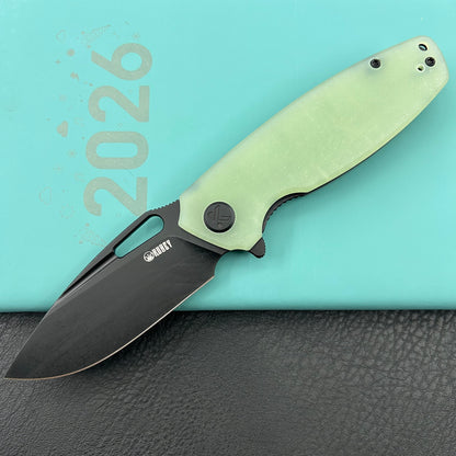 KUBEY knife KU322X Tityus Linerlock Black Jade Folding knife