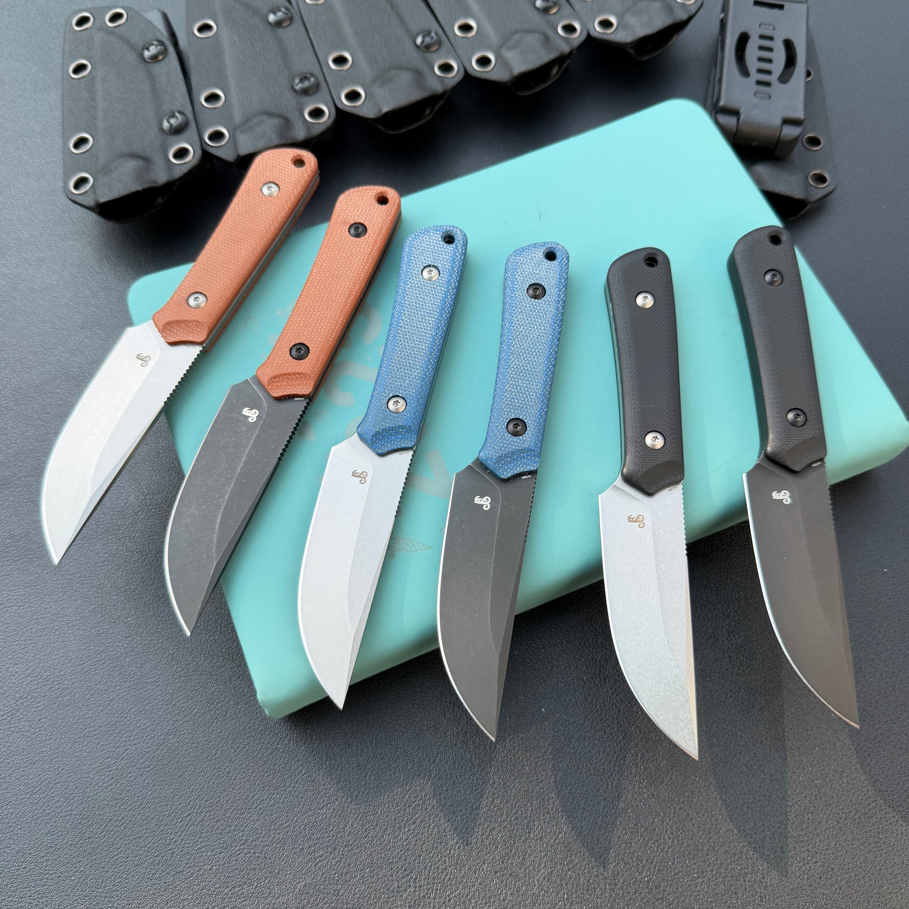 KUBEY knife KU413 Thorn Fixed Blade Knife  G10 Micarta Handle 2.8"  14C28N Fixed  Knife