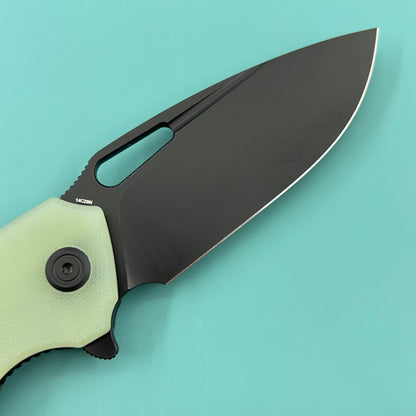 KUBEY knife KU322X Tityus Linerlock Black Jade Folding knife