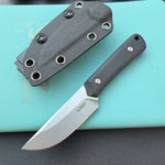KUBEY knife KU413 Thorn Fixed Blade Knife  G10 Micarta Handle 2.8"  14C28N Fixed  Knife