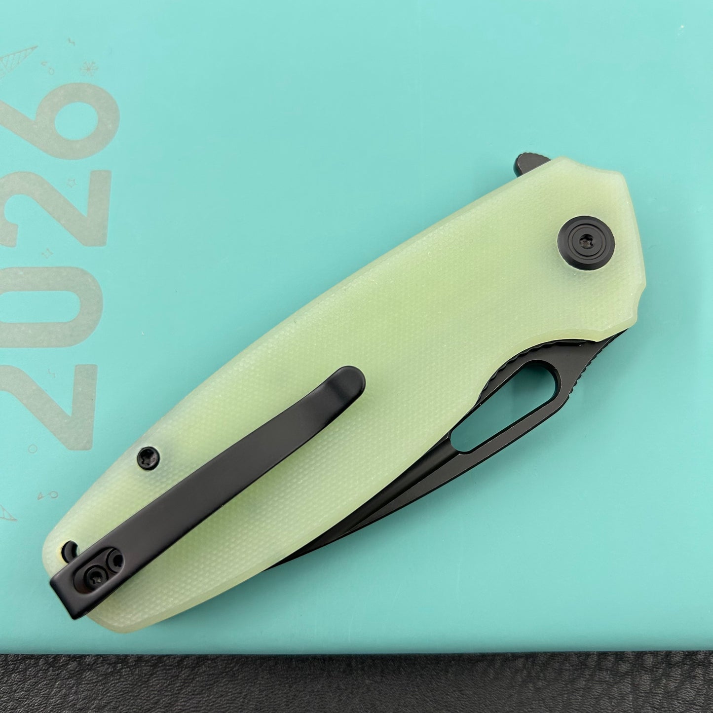 KUBEY knife KU322X Tityus Linerlock Black Jade Folding knife