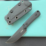 KUBEY knife KU413 Thorn Fixed Blade Knife  G10 Micarta Handle 2.8"  14C28N Fixed  Knife