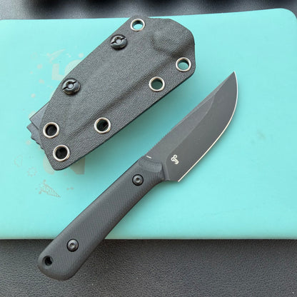 KUBEY KU413 Thorn Fixed Blade Knife  G10 Micarta Handle 2.8"  14C28N Fixed  Knife