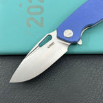 KUBEY knife KU322-1A Tityus Linerlock Blue Micarta Folding knife