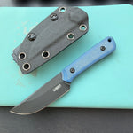 KUBEY knife KU413 Thorn Fixed Blade Knife  G10 Micarta Handle 2.8"  14C28N Fixed  Knife
