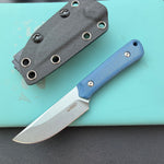 KUBEY knife KU413 Thorn Fixed Blade Knife  G10 Micarta Handle 2.8"  14C28N Fixed  Knife