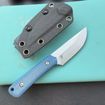 KUBEY knife KU413 Thorn Fixed Blade Knife  G10 Micarta Handle 2.8"  14C28N Fixed  Knife