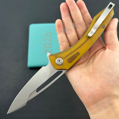 KUBEY knife KU345M Merced Linerlock Ultem Folding Knife