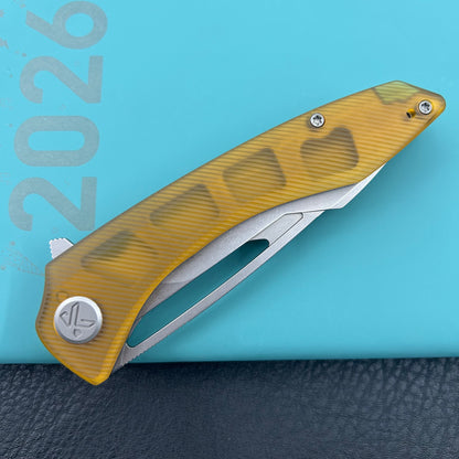 KUBEY knife KU345M Merced Linerlock Ultem Folding Knife