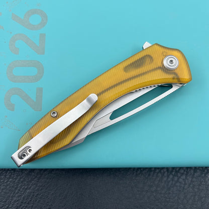 KUBEY knife KU345M Merced Linerlock Ultem Folding Knife