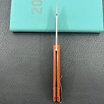 KUBEY knife KU345S Merced Linerlock Orange Folding Knife