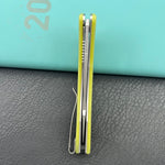 KUBEY knife KU345L Merced Linerlock Yellow Folding Knife