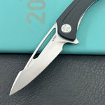 KUBEY knife KU345K Merced Linerlock Black Folding Knife
