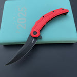 KUBEY knife  KU346E Crest Pikal Linerlock Black Red