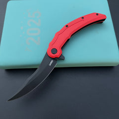 Kubey KNIVES KU346E Crest Pikal Linerlock Black Red