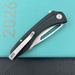 KUBEY knife KU345K Merced Linerlock Black Folding Knife