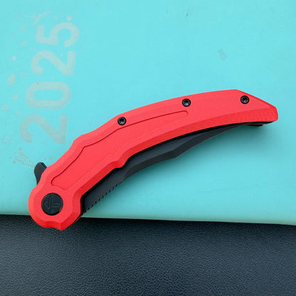 Kubey KNIVES KU346E Crest Pikal Linerlock Black Red