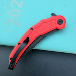KUBEY knife  KU346E Crest Pikal Linerlock Black Red