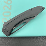 KUBEY knife KU345T Merced Linerlock Blackout Folding Knife