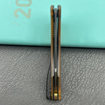KUBEY knife KU345P Merced Linerlock Black Ultem Folding Knife