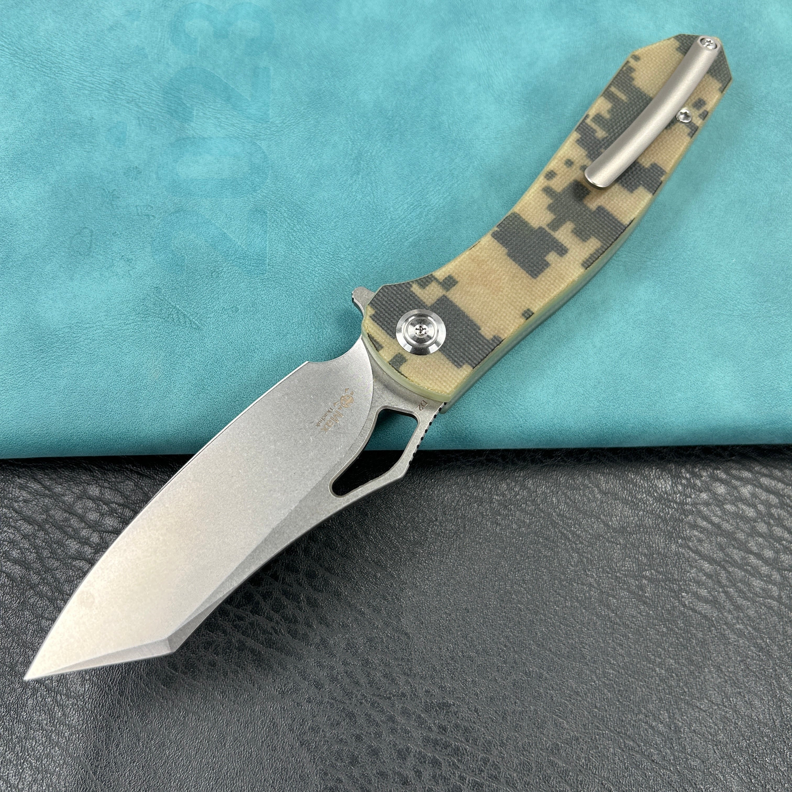 KUBEY KU310 Drake Nest Lliner Lock  Camo G10 Handle D2 Blade Folding Knife EDC Outdoor