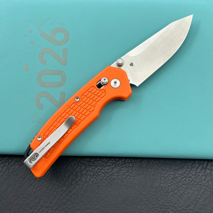 KUBEY knife KU465C Freki Crossbar Lock Orange Folding Knife