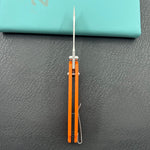 KUBEY knife KU465C Freki Crossbar Lock Orange Folding Knife