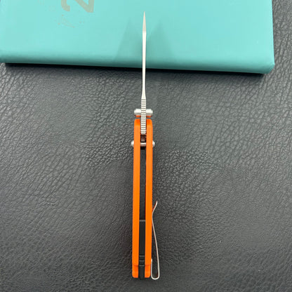 KUBEY knife KU465C Freki Crossbar Lock Orange Folding Knife