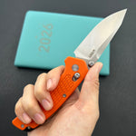 KUBEY knife KU465C Freki Crossbar Lock Orange Folding Knife
