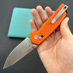 KUBEY knife KU465C Freki Crossbar Lock Orange Folding Knife