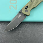 KUBEY knife KU465D Freki Crossbar Lock Green Folding Knife