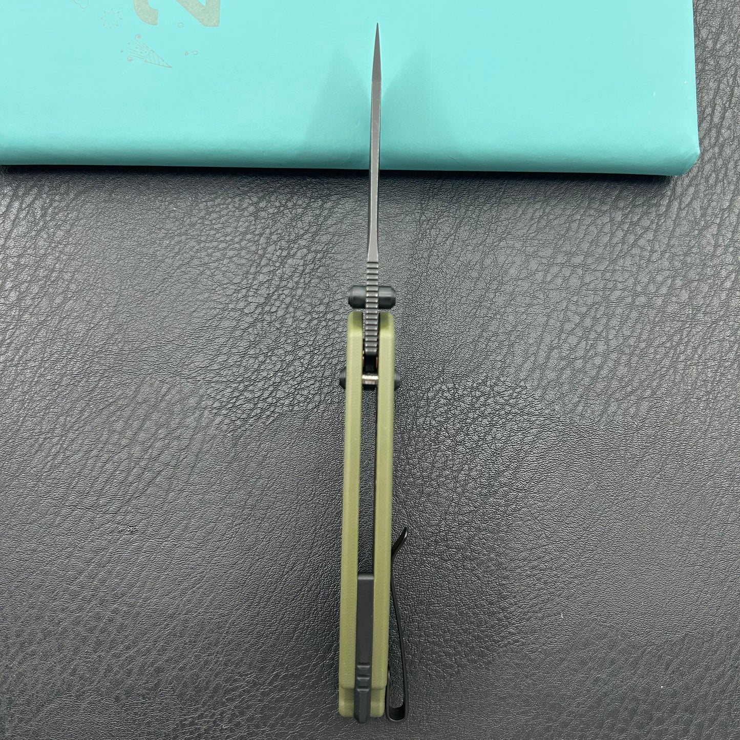 KUBEY knife KU465D Freki Crossbar Lock Green Folding Knife