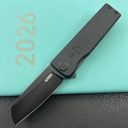 KUBEY knife KU317I Sailor Linerlock Blackout Folding Knife