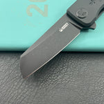 KUBEY knife KU317I Sailor Linerlock Blackout Folding Knife