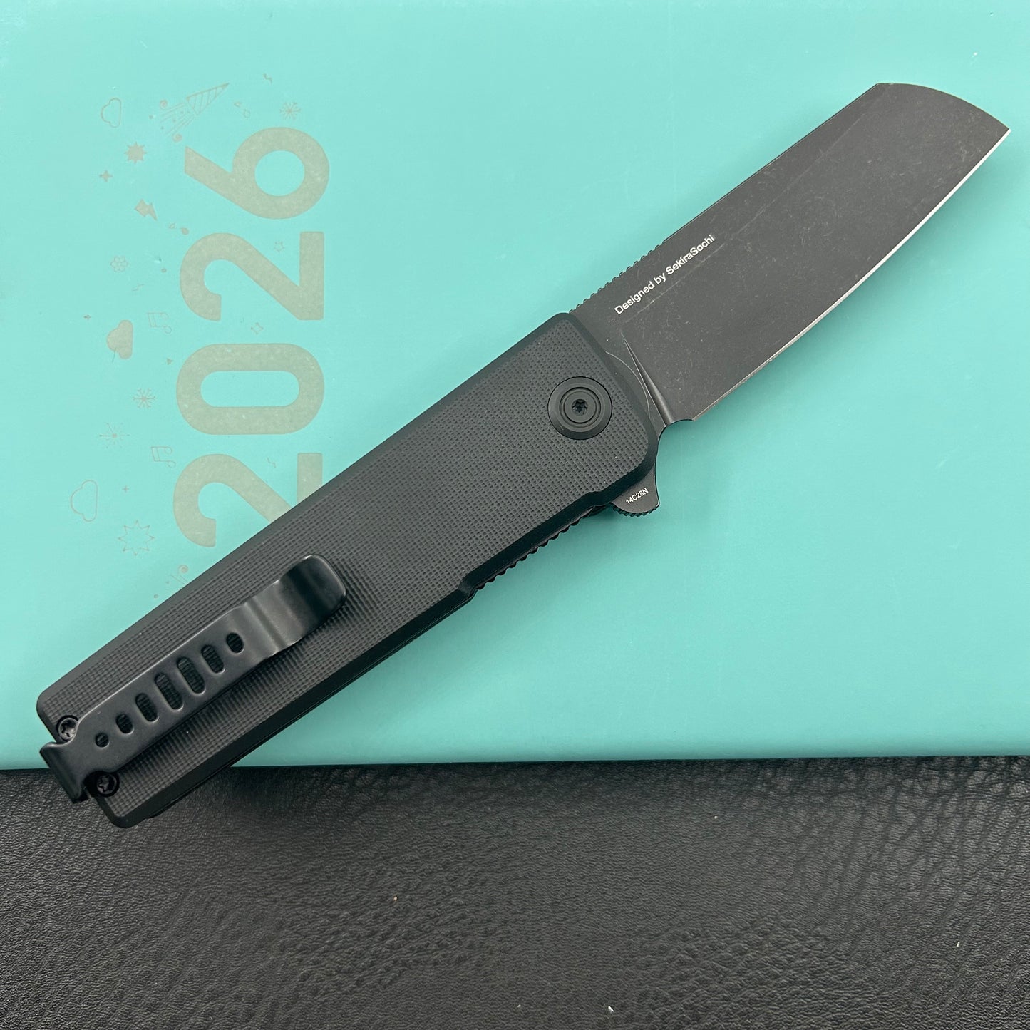 KUBEY knife KU317I Sailor Linerlock Blackout Folding Knife