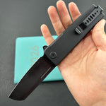KUBEY knife KU317I Sailor Linerlock Blackout Folding Knife