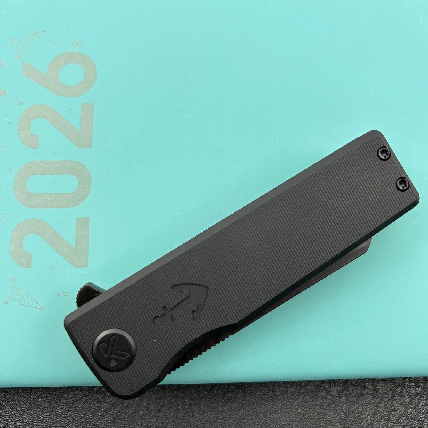 KUBEY knife KU317I Sailor Linerlock Blackout Folding Knife