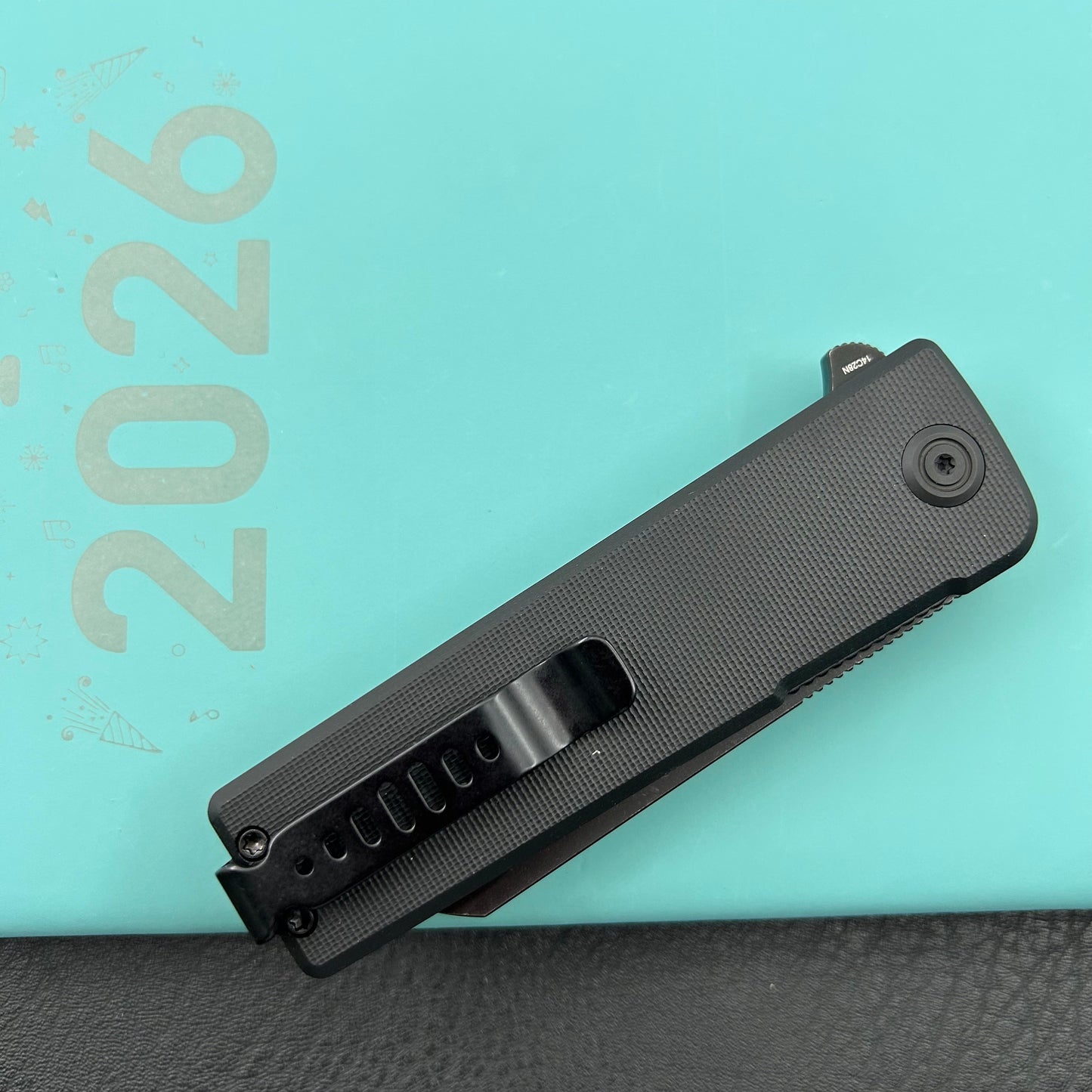 KUBEY knife KU317I Sailor Linerlock Blackout Folding Knife