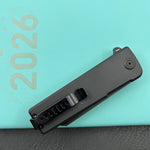 KUBEY knife KU317I Sailor Linerlock Blackout Folding Knife