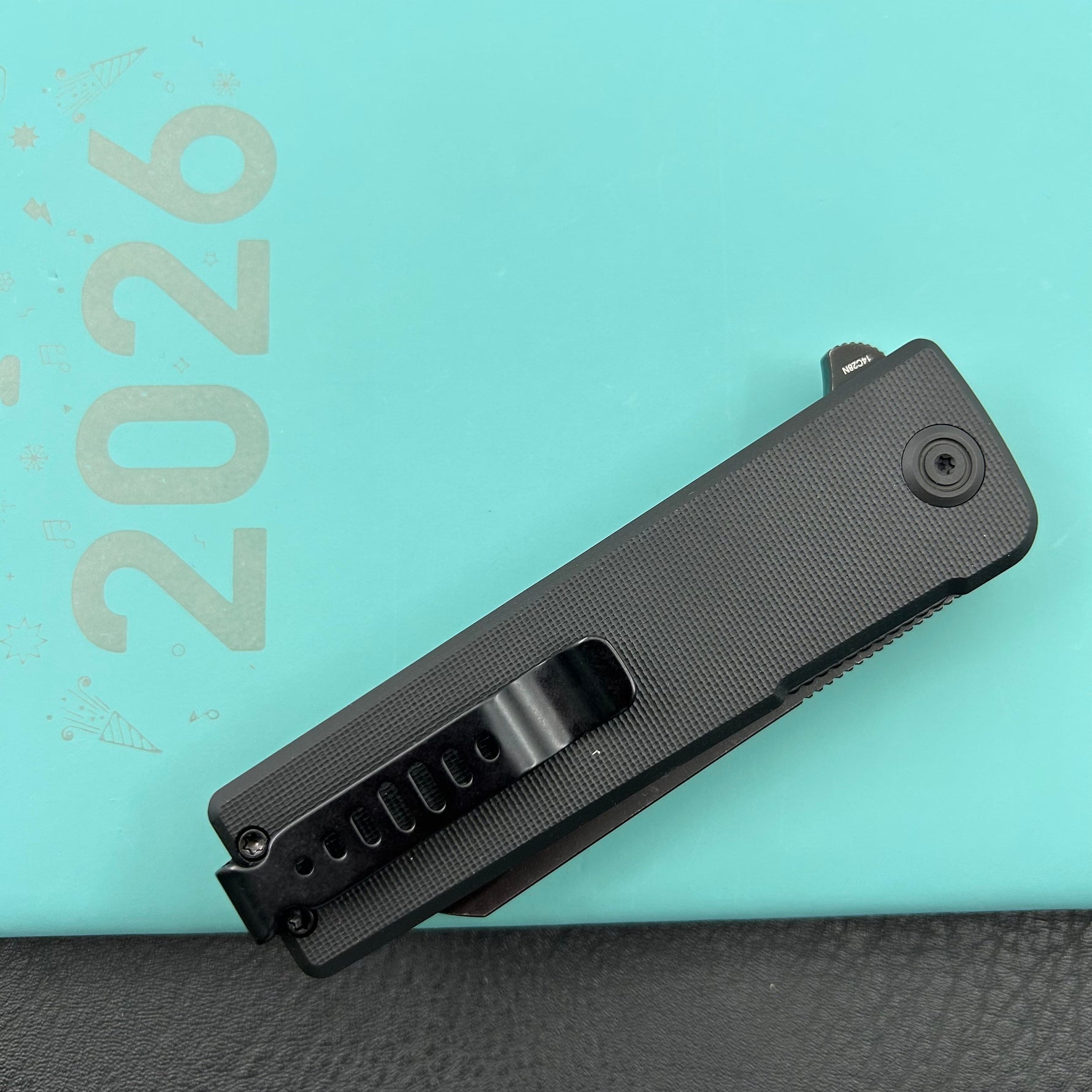 KUBEY knife KU317I Sailor Linerlock Blackout Folding Knife