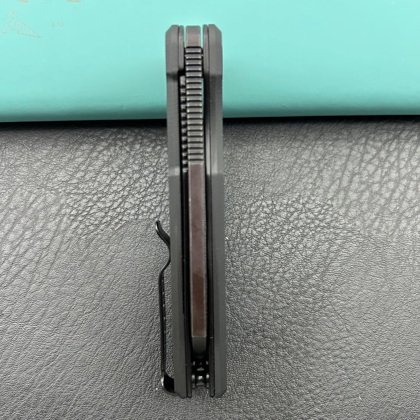 KUBEY knife KU317I Sailor Linerlock Blackout Folding Knife
