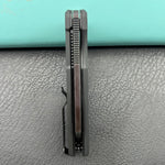 KUBEY knife KU317I Sailor Linerlock Blackout Folding Knife