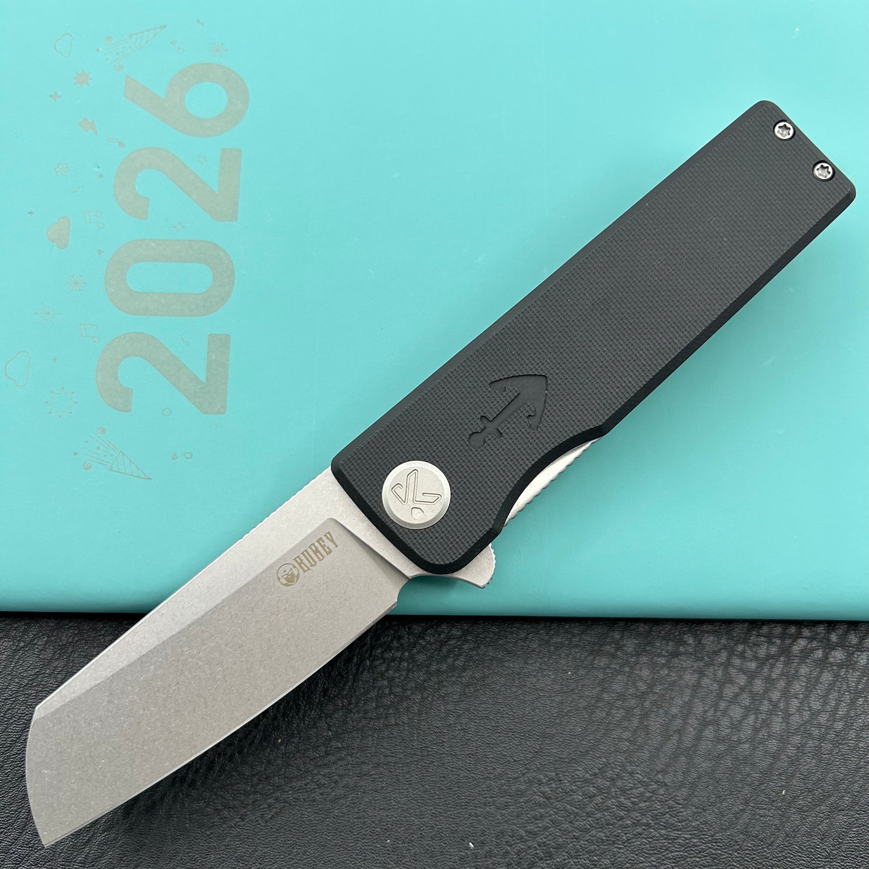 KUBEY knife KU317H Sailor Linerlock Black Folding Knife