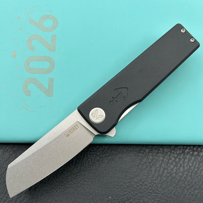 KUBEY knife KU317H Sailor Linerlock Black Folding Knife