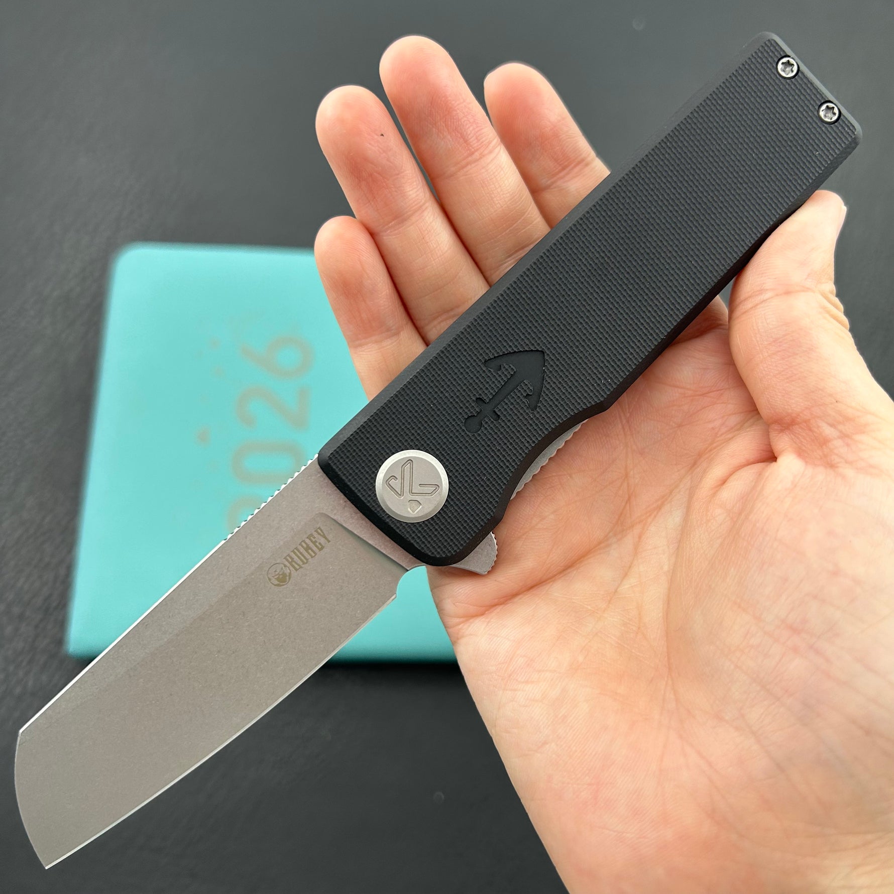 KUBEY knife KU317H Sailor Linerlock Black Folding Knife